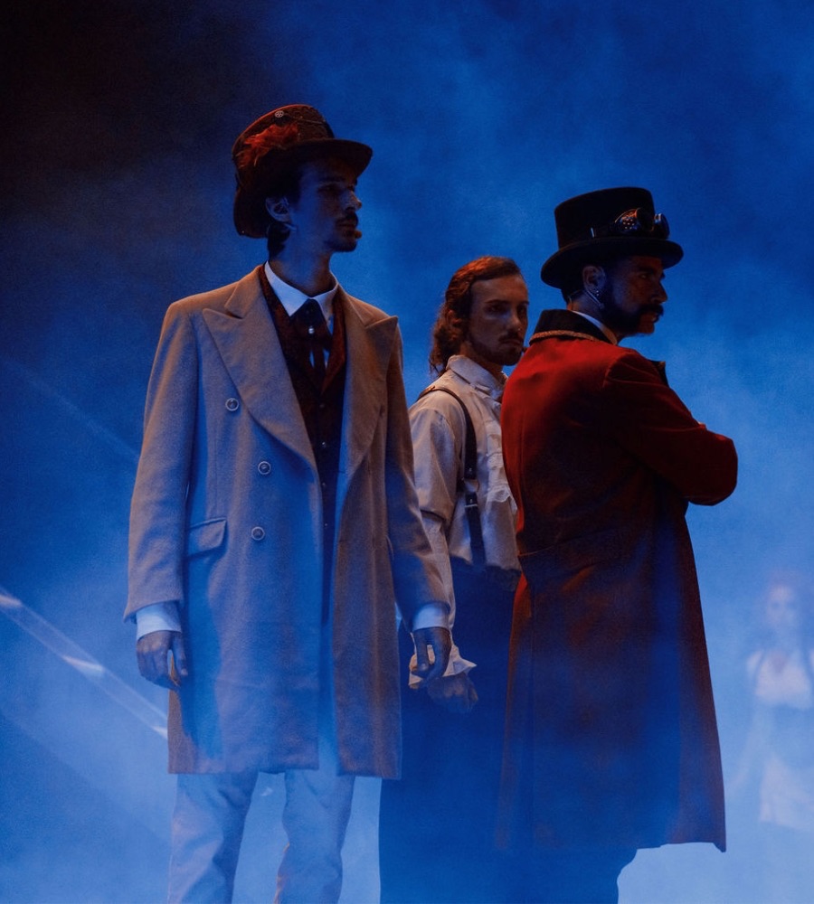 Tre personaggi di FREAK! Il Musical in scena
